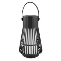 LED-DEKOLEUCHTE 39905 - Opal/Schwarz, Basics, Kunststoff (11,3/18,8cm) - Globo