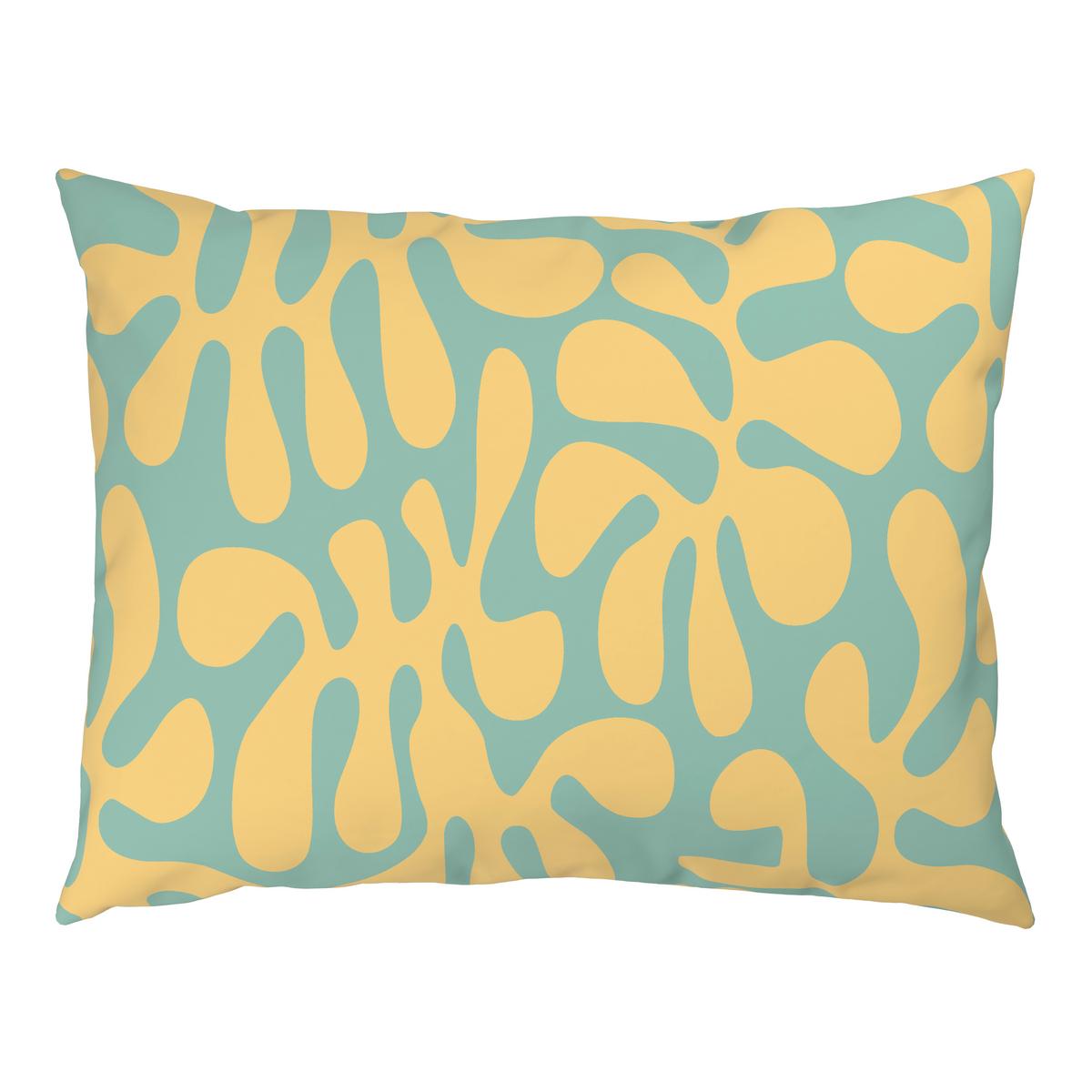 Bettwäsche Deno Gelb/Hellblau ca. 140x200cm - Gelb/Hellblau, Textil (140/200cm) - Mömax