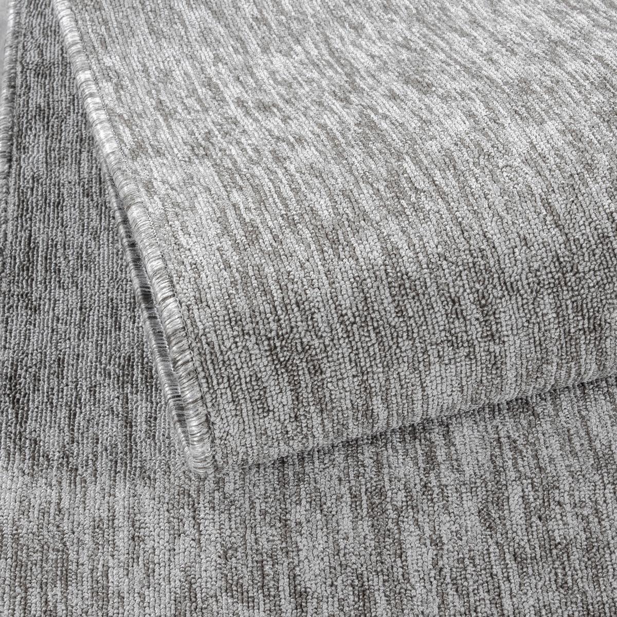 Läufer Nizza Hellgrau ca. 80x250cm - Hellgrau, KONVENTIONELL, Textil (80/250cm) - Novel