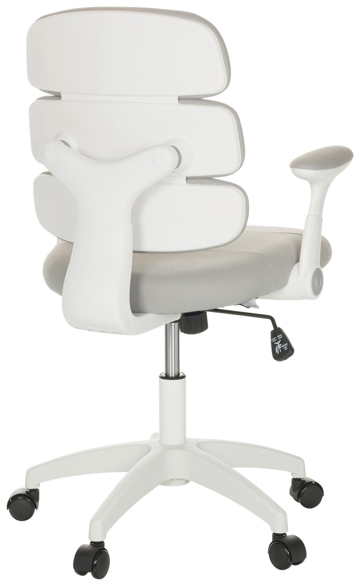 Mladinski Vrtljivi Stol Kid Ergolino W, Siva - siva/bela, Basics, umetna masa/tekstil (62/86-97/62cm) - MID.YOU