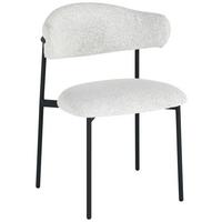 KRZESŁO MIJOU - jasnoszary/czarny, Design, metal/tkanina (55/78/58cm) - Boxxx