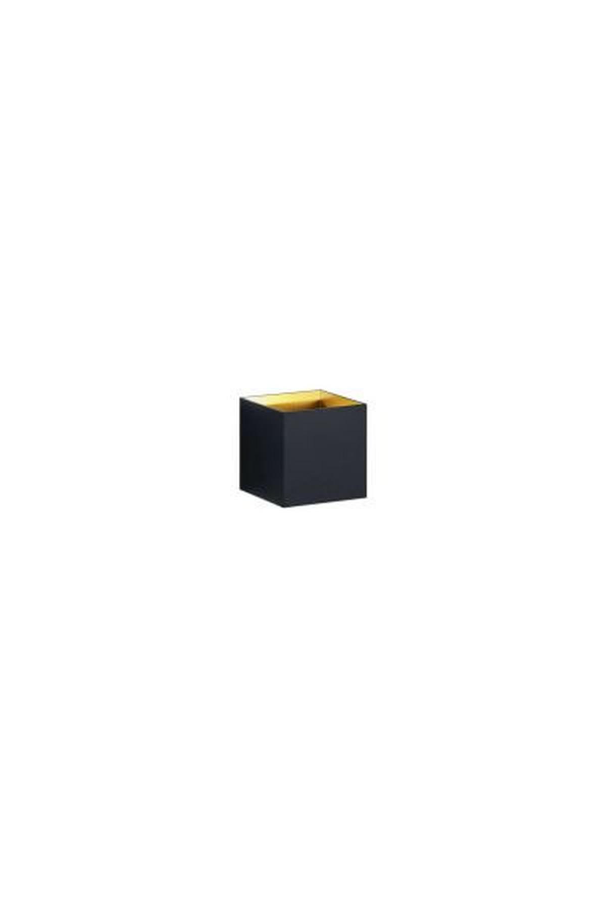 LED-Wandleuchte Louis Schwarz max. 4,30 Watt - Goldfarben/Schwarz, Basics, Metall (10/10/10cm) - Trio Leuchten
