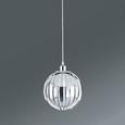 Hängeleuchte Emma, max. 60 Watt - Chromfarben, MODERN, Kunststoff (25cm)