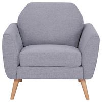 Fotoliu BROOKE - gri, Modern, lemn/textil (82/80/78cm) - Ondega