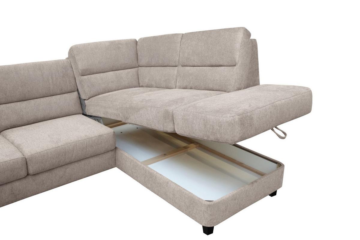 Coltar FELLINI - taupe, Modern (251/205cm) - Premium Living