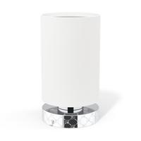 LAMPA STOŁOWA Z AKUMULATOREM 34233*JOOP MOVE LIGHTS - biały/kolor chromowy, Konventionell, tworzywo sztuczne/metal (11/20cm) - Joop!