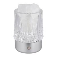 Akku-tischleuchte 21044s Lizzy - Weiss/Transparent, Basics, Kunststoff/Stein (7,8/10,5cm) - Globo