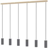 Hängeleuchte Robby Graphitfarben max. 25 Watt - Graphitfarben, Design, Metall (115/6/120cm) - Globo