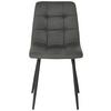 STOL NINO -BASED- - grå/svart, Modern, metall/trä (45/88/54,5cm) - Based