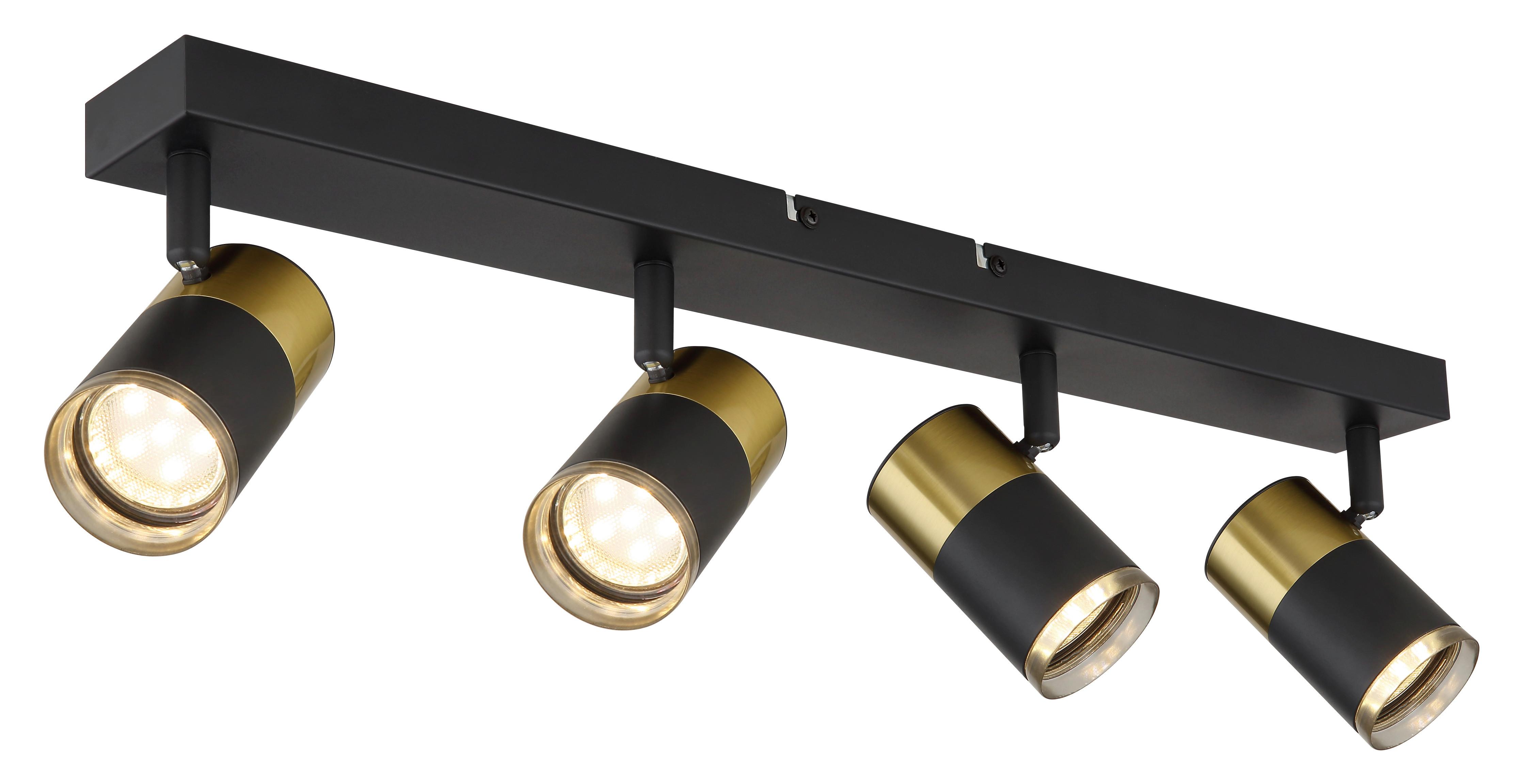 Reflektor Brisbon - temno siva/črna, Basics, kovina/umetna masa (56/6/12cm) - Globo