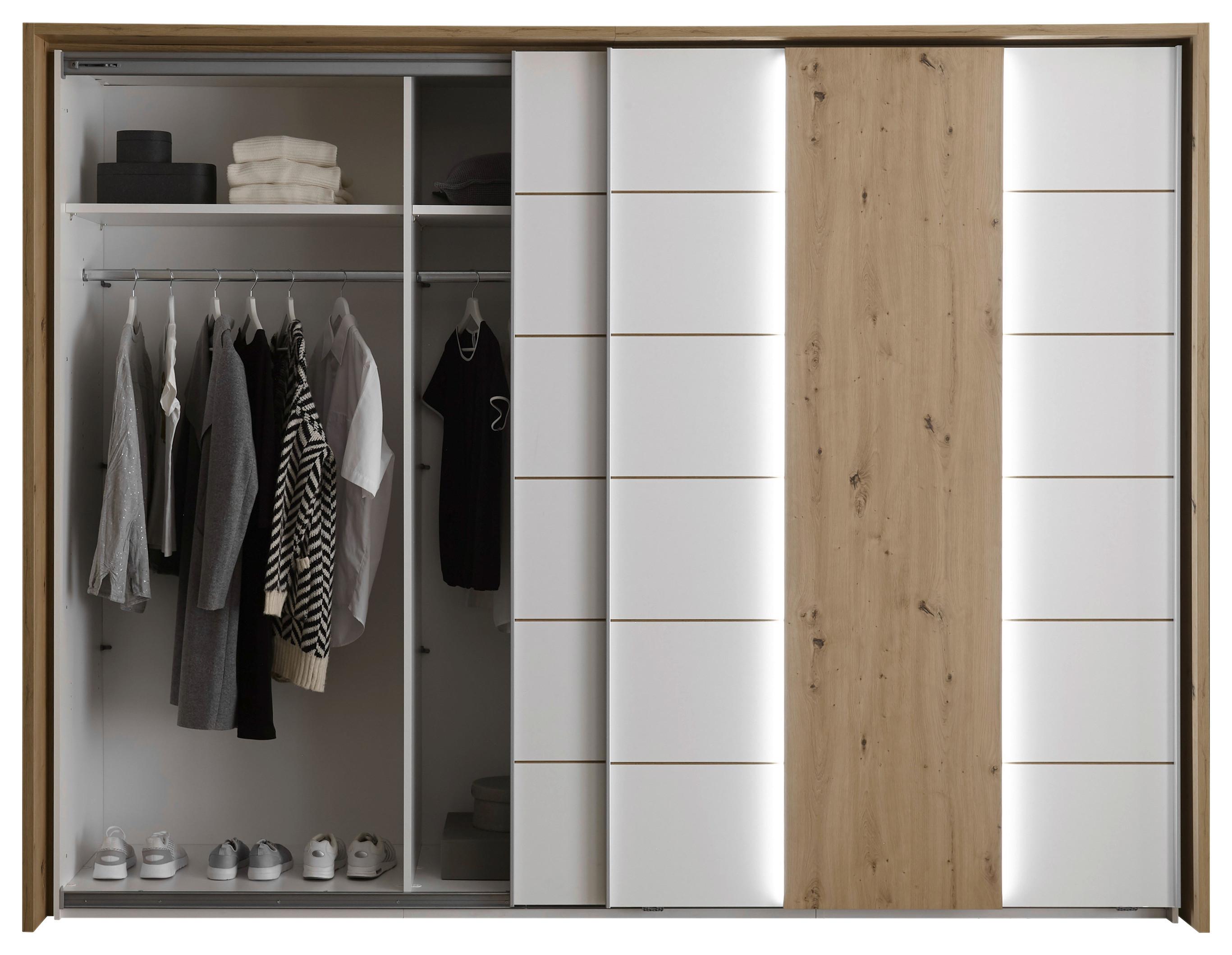 Okrasni Okvir Sizilia, Imitacija Hrasta - hrast artisan, Moderno, leseni material (280/215/17cm) - Premium Living