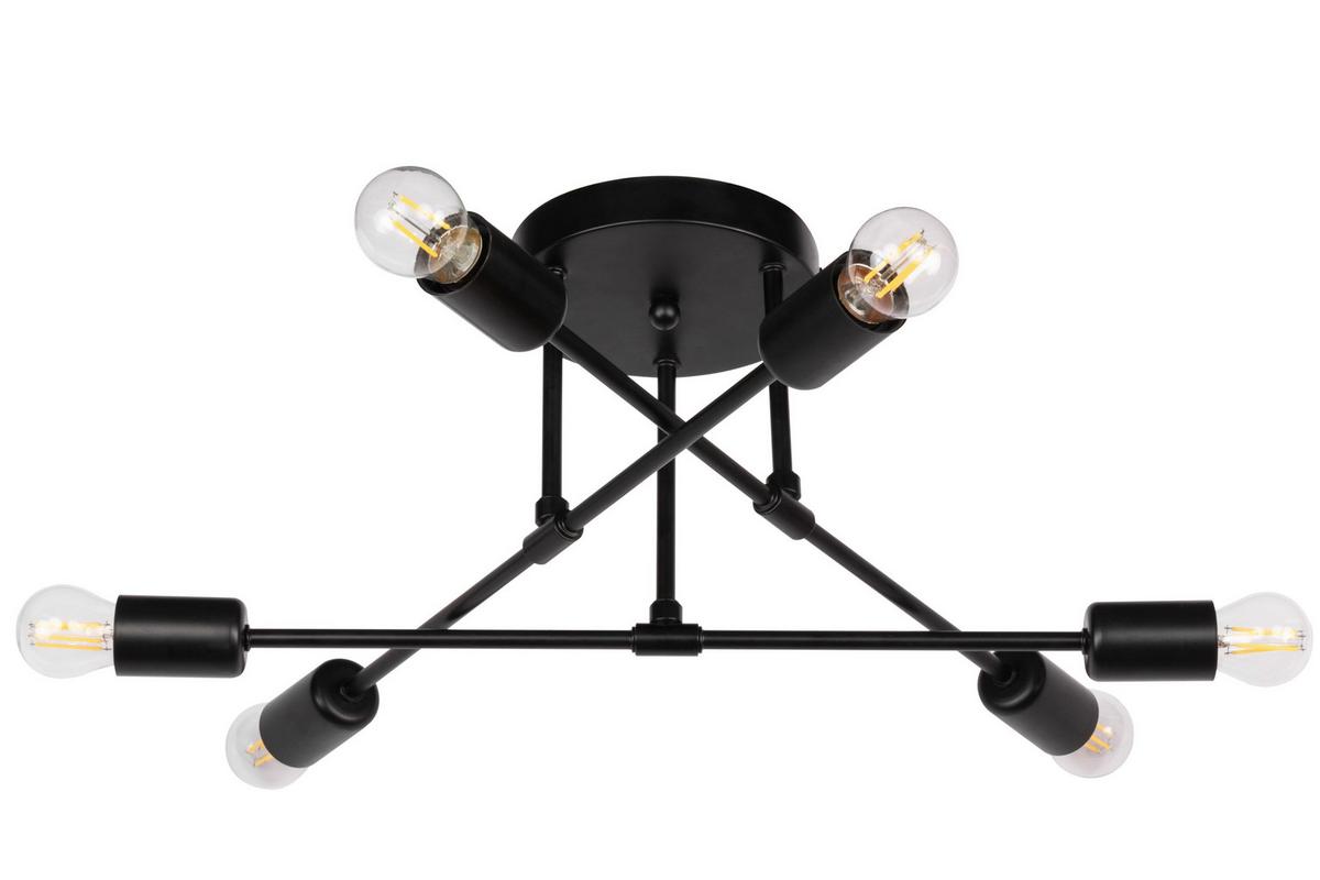 LAMPA SUFITOWA PEORIA *SBM* - czarny, Basics, metal (50/20cm) - Marama