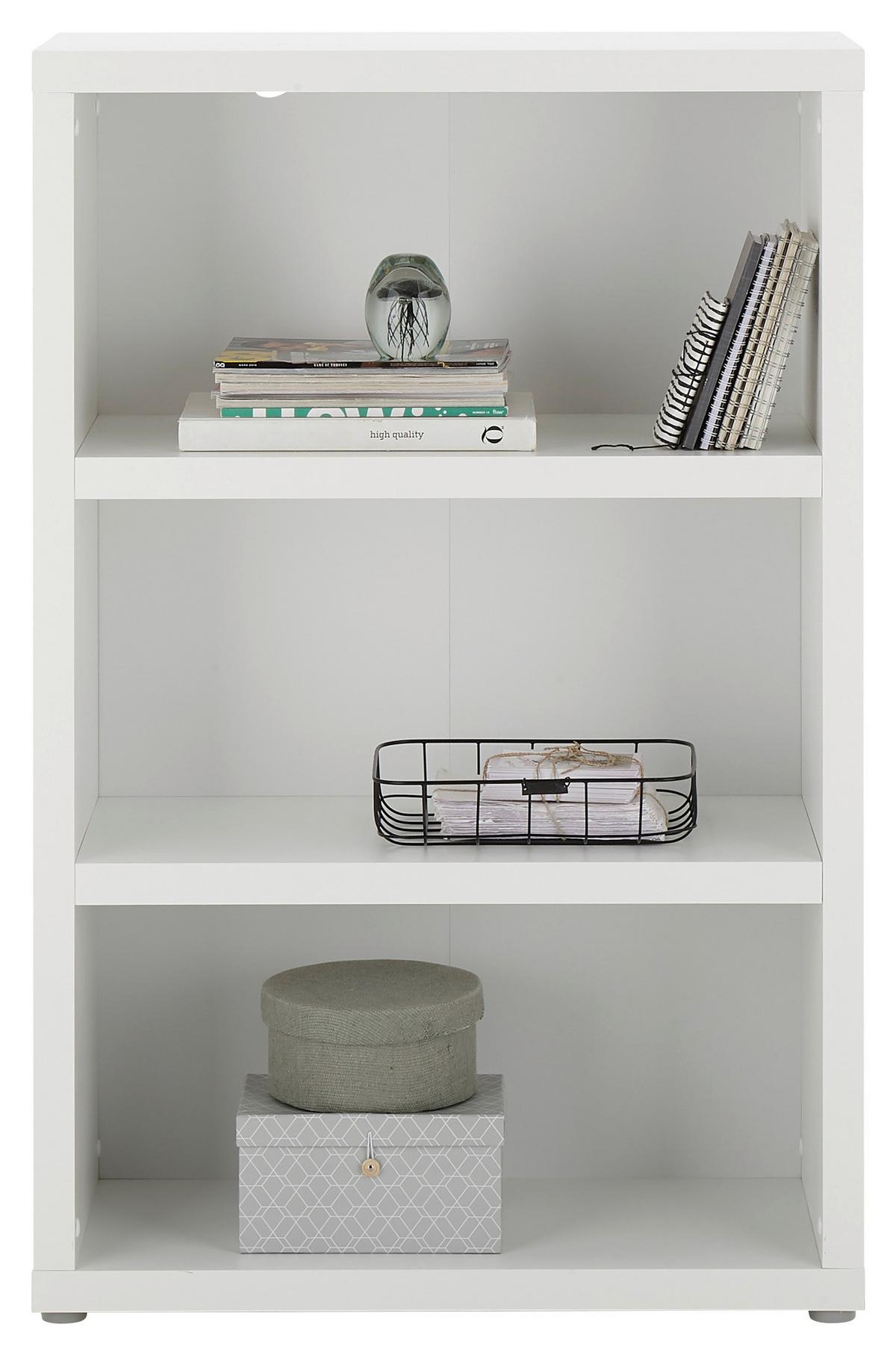 Regal in Weiss - Weiss, Modern, Holzwerkstoff (80/123/38cm) - Mömax