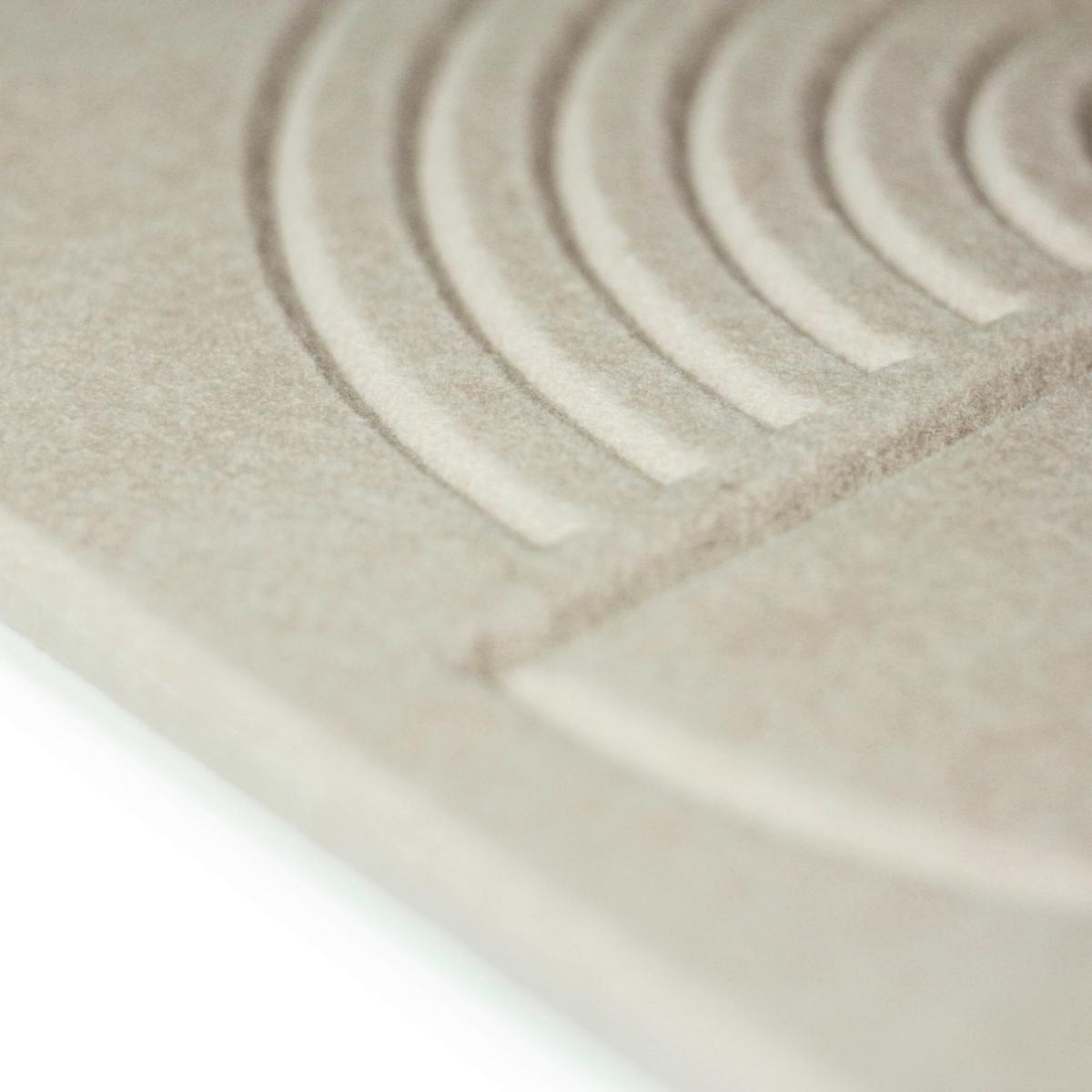 Akustikpaneel Melua Beige ca. 30x30cm - Beige, Textil (30/30cm) - Premium Living