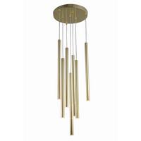Hängeleuchte Lp-89477p Gd_lungo 7 - Bernsteinfarben, Design, Metall (30/150cm)