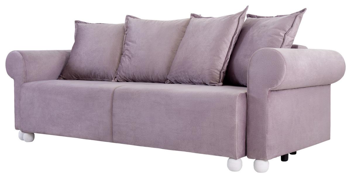 Velika Zofa Stilla, Roza - roza, Romantika (252/85/101cm) - Mömax