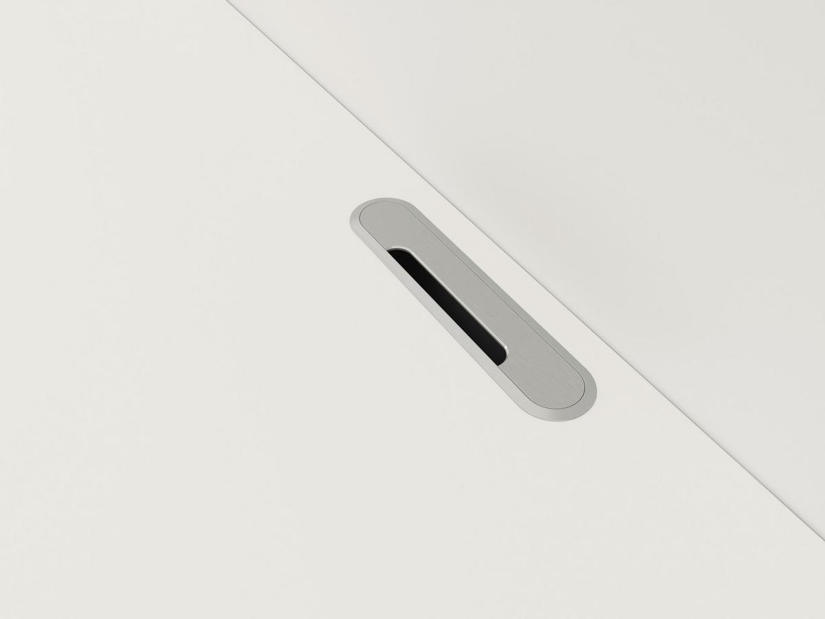 KOMODA NISKA NEWNIQ - biały, Design, materiał drewnopochodny (240/36,7/45cm) - Hom`in