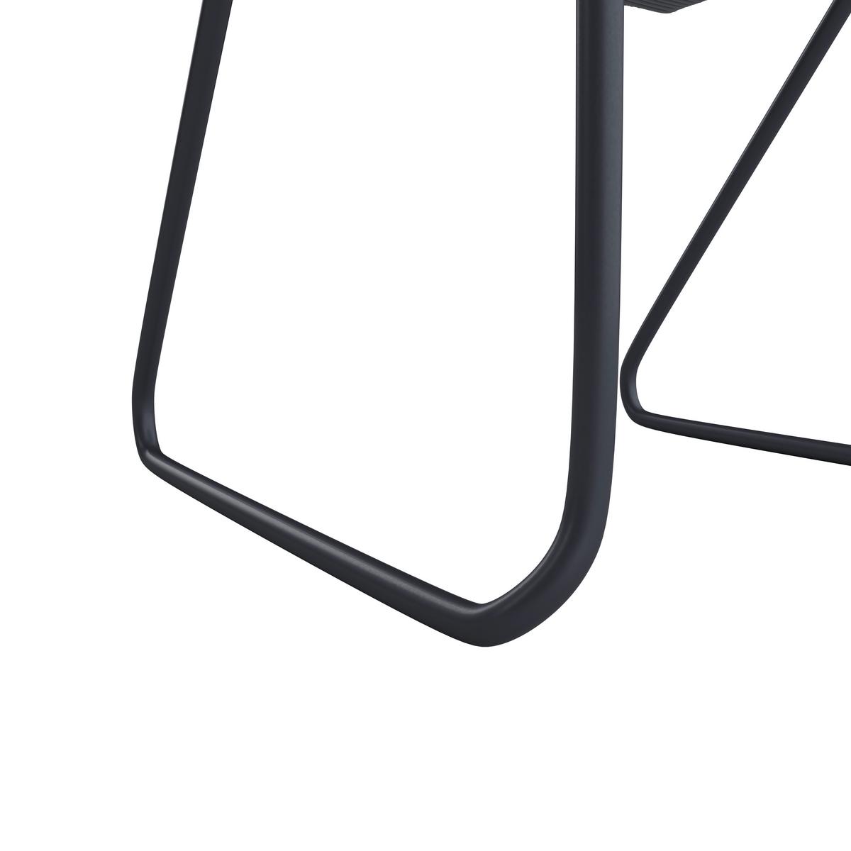 Set Vrtnih Stolov Cleo, Siva, 2-Delno - barva tikovine/temno siva, Moderno, kovina/umetna masa (58/87/58cm) - Bessagi Garden