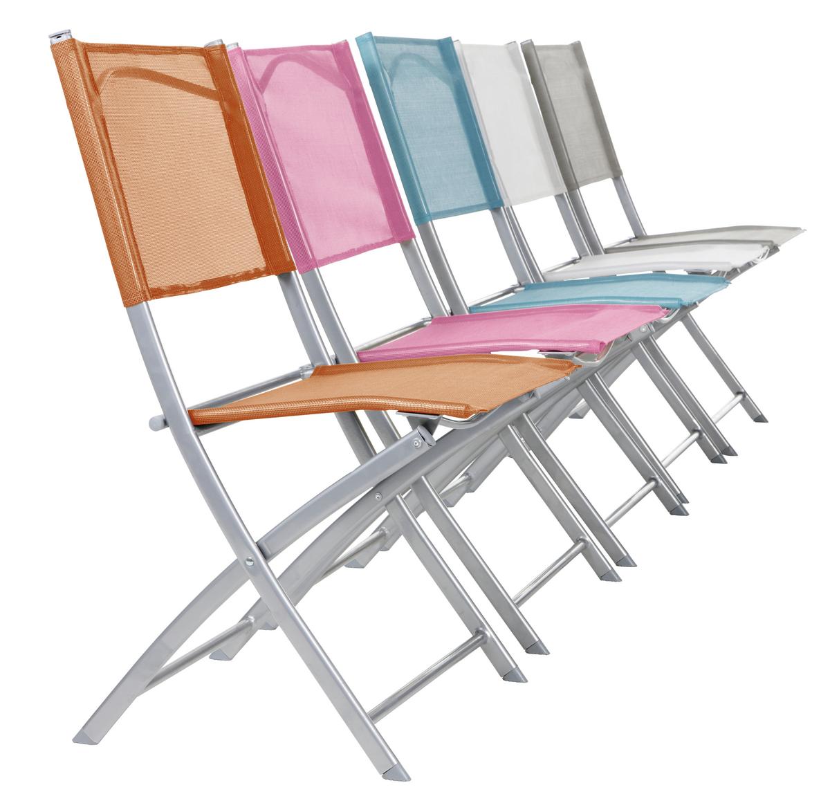 Gartenstuhl Rüdiger Grau aus Stahl - Anthrazit/Hellgrau, Kunststoff/Textil (45/83/50cm) - Mömax