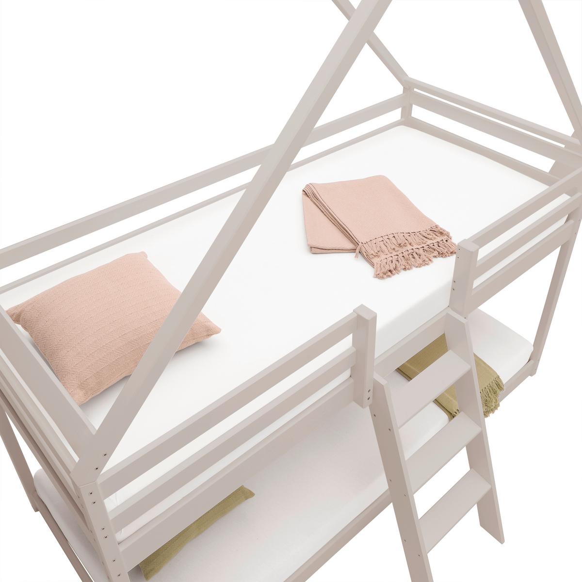 Etagenbett Sweet Kaschmir ca. 90x200cm - Kaschmir/Birkefarben, LIFESTYLE, Holz/Holzwerkstoff (97/224/208cm) - Mömax