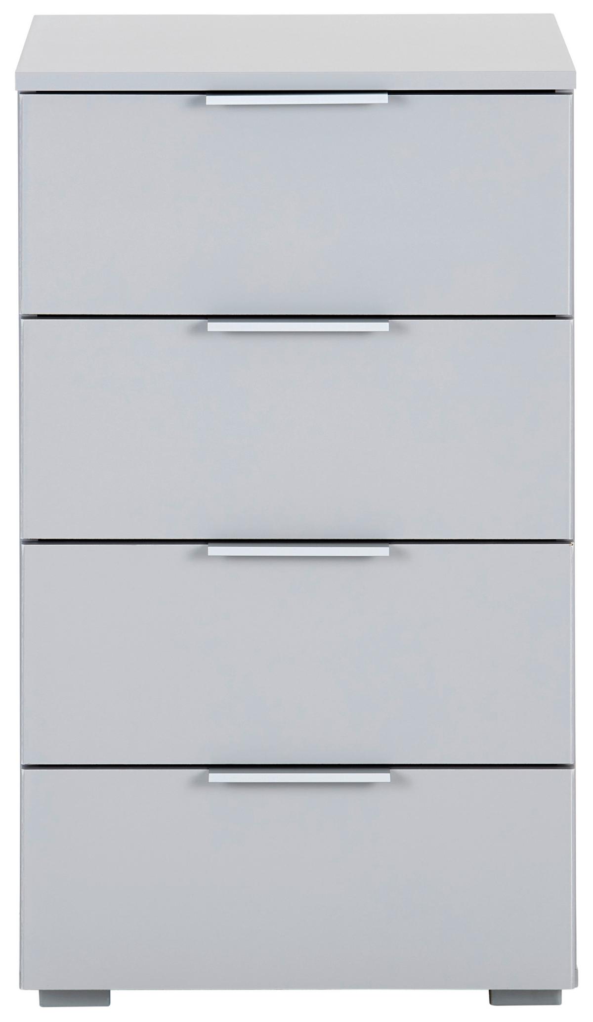 Comodă ALABAMA - gri deschis, Modern, material pe bază de lemn (47/81/42cm)