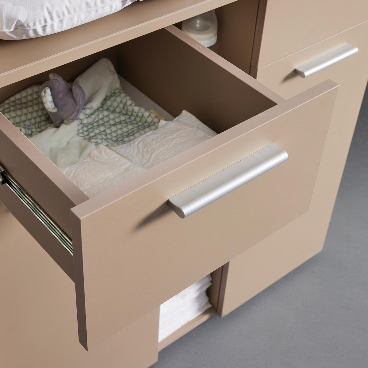 Babyzimmer July Creme - Beige/Creme, Modern, Holzwerkstoff (311/190/144cm) - Bessagi Kids