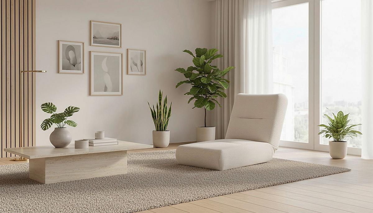 Fotelj Luna, Bež, Funkcija Ležišča - bež, Design, tekstil (81/88/160cm) - Livetastic