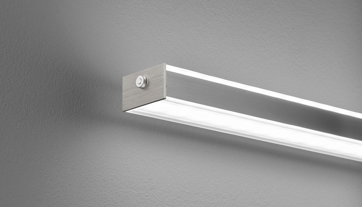 LAMPA WISZĄCA LED 60008 VITAN - kolor niklowy, Design, metal (150/7/90-150cm) - Fischer & Honsel