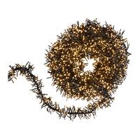 Lichterkette Schwarz - Schwarz, MODERN, Kunststoff (29/24/27cm)