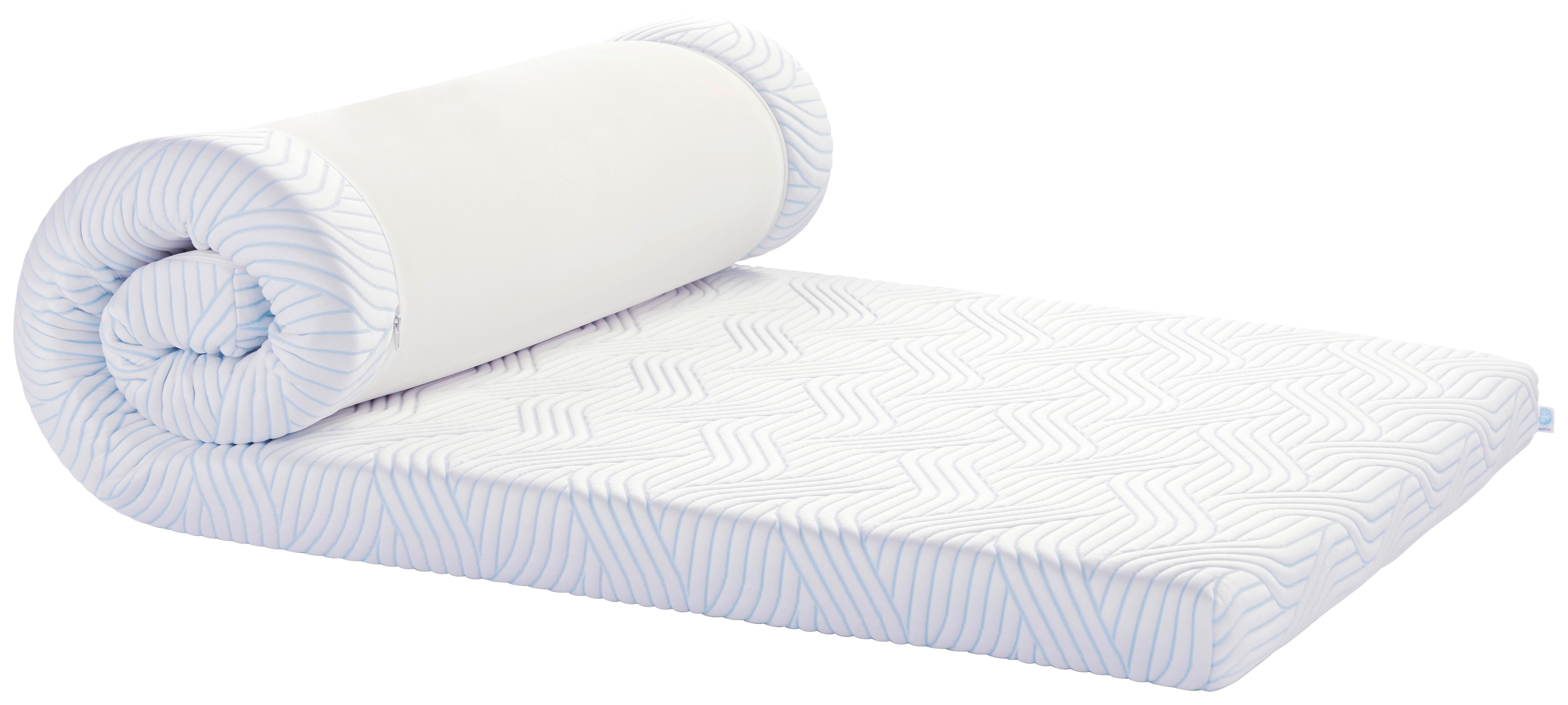 MATERAC NAWIERZCHNIOWY PRO PLUS SMART COOL FIRM - biały, Basics, tkanina (90/200cm) - Tempur