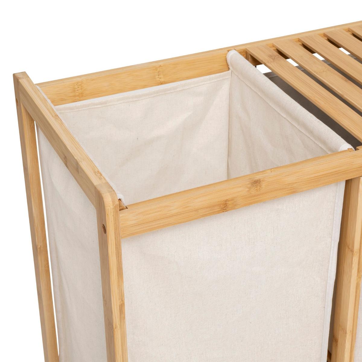 Etajeră Tidy cca. 66x78 cm - bej/culoare natur, Basics, lemn (66/33/78,5cm)