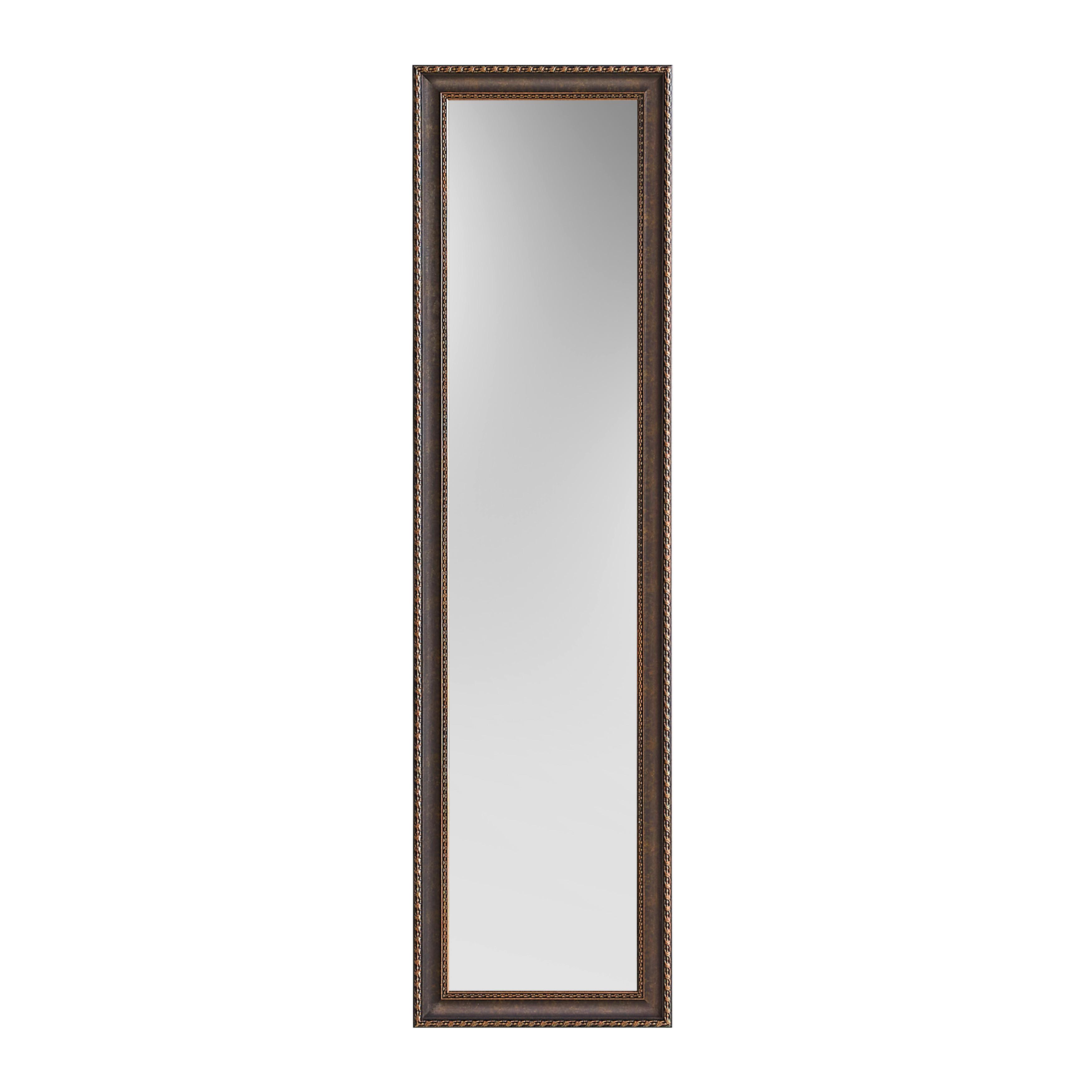 Wandspiegel Karma in Dunkelbraun - Dunkelbraun, LIFESTYLE, Glas/Kunststoff (42/162cm) - Mömax
