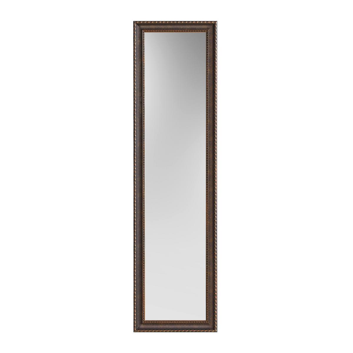 Wandspiegel Karma in Dunkelbraun - Dunkelbraun, Lifestyle, Glas/Kunststoff (42/162cm) - Mömax
