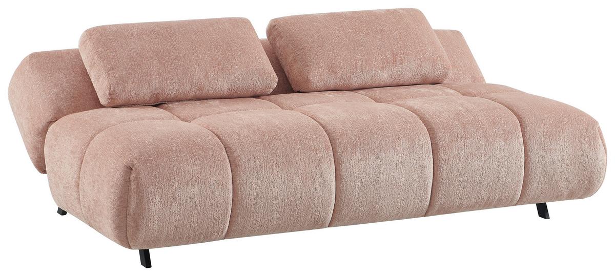 Sofa Ares - pink/crna, Moderno, drvo/metal (193/72/109cm) - Mömax