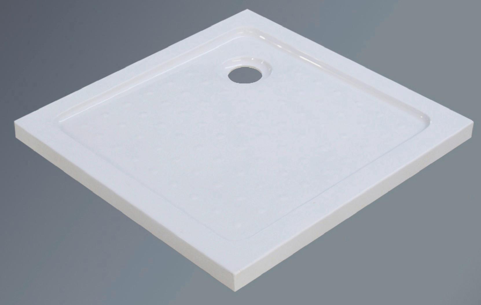 Zuhanytálca Akril Venus - fehér, Konventionell, műanyag (80/5,5/80cm)