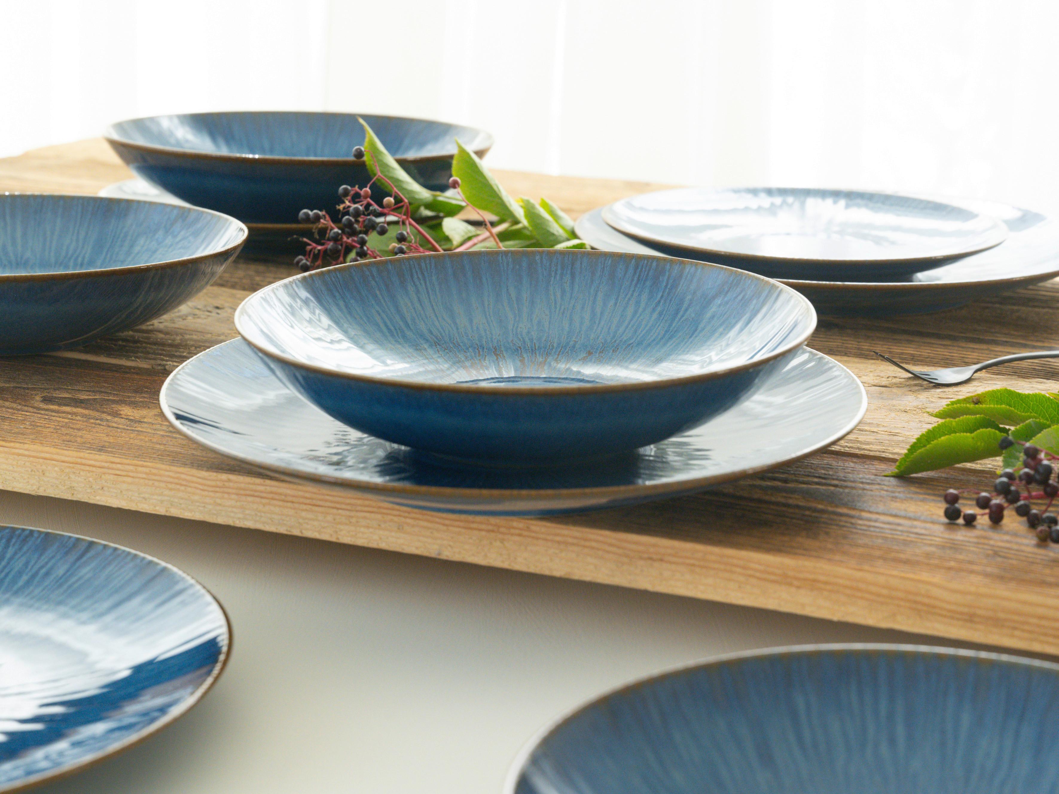 Jedilni Servis Sea Breeze Blue, 18-Delni - modra, Basics, keramika - Creatable