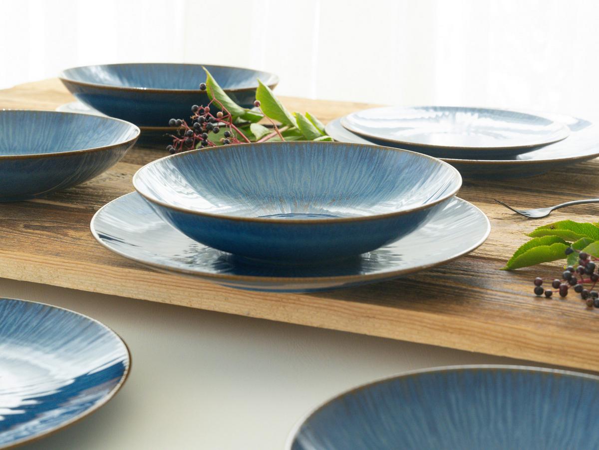 Jedilni Servis Sea Breeze Blue, 18-Delni - modra, Basics, keramika - Creatable