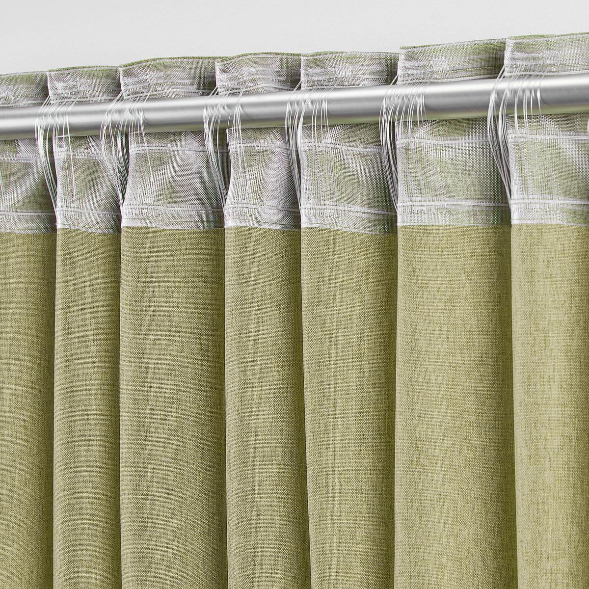Fertigvorhang Ulrich ca. 135x245cm - Hellgrün, Textil (135/245cm) - Modern Living