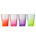 Trinkglas Sandy - Pink/Gelb, Glas (0,40l) - MÖMAX modern living