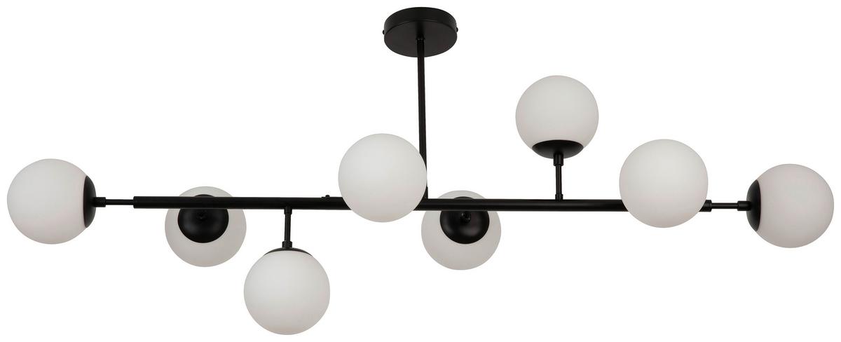 LAMPA SUFITOWA GISELLE - biały, Trend, metal/szkło (124/40/50cm) - Novel
