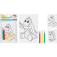 Kifestőszett Kids - műanyag (9,5/15cm)