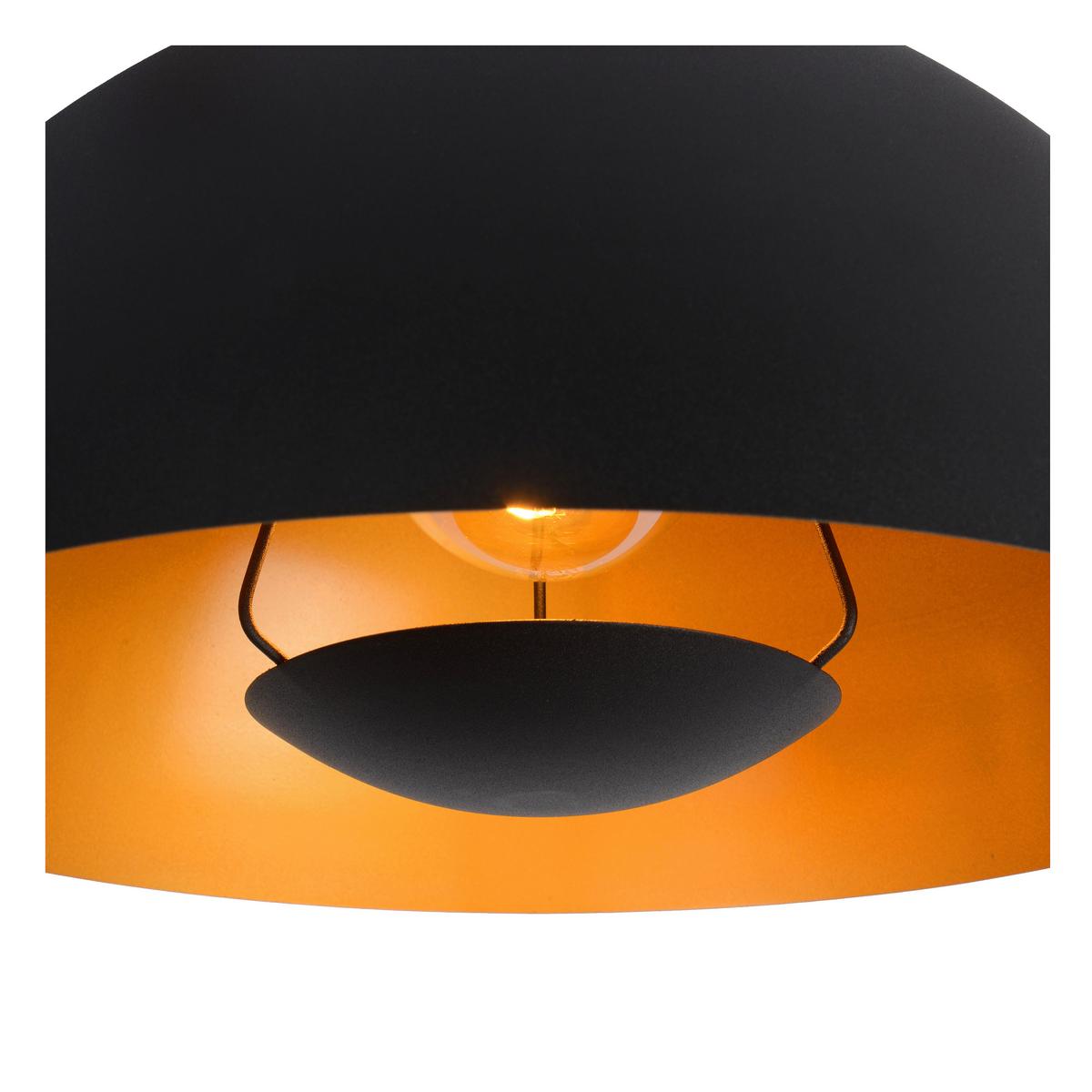 LAMPA WISZĄCA 45496/01/30 SIEMON - czarny, Design, metal (40/150cm) - Lucide