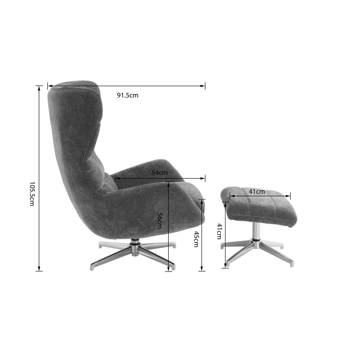 Fotoliu Arvo - portocaliu, Modern, lemn/metal (84/105/91cm) - Mömax