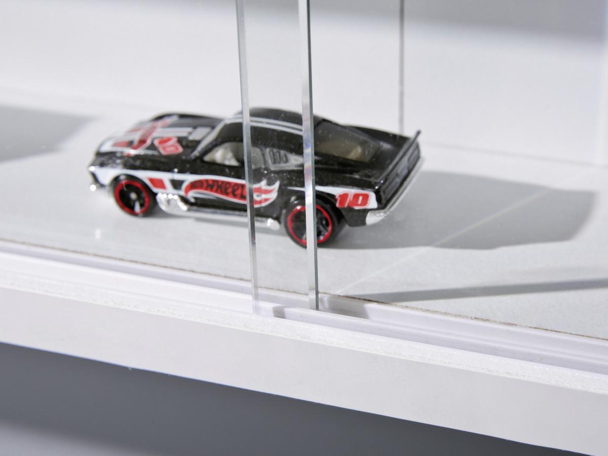 Hängevitrine Compilati Weiß - Weiß, KONVENTIONELL, Glas/Holzwerkstoff (80/60/9,5cm) - MID.YOU