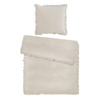 POŚCIEL RÜSCHEN - kolor piaskowy, Romantik / Landhaus, tkanina (135/200cm) - Zandiara