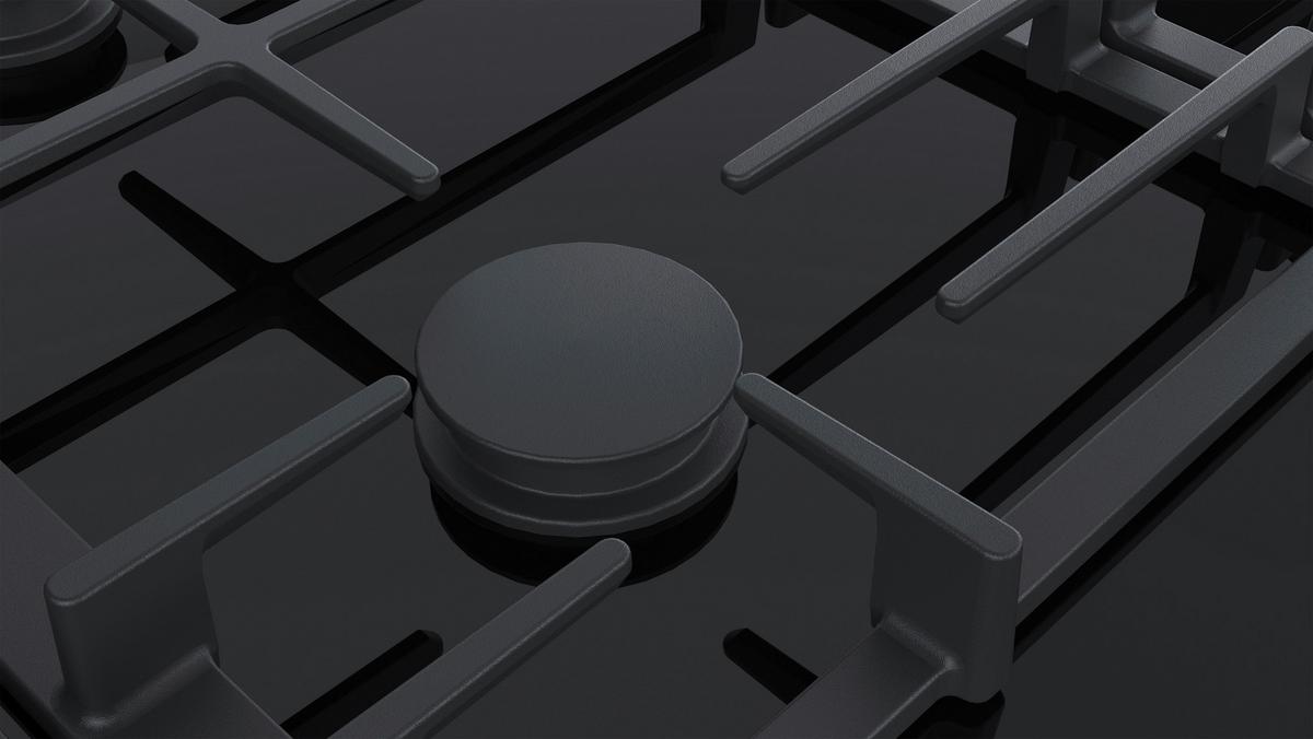 Gaskochfeld PRS9A6B70D Schwarz - Schwarz, KONVENTIONELL (91,6/4,5/52,7cm) - Bosch