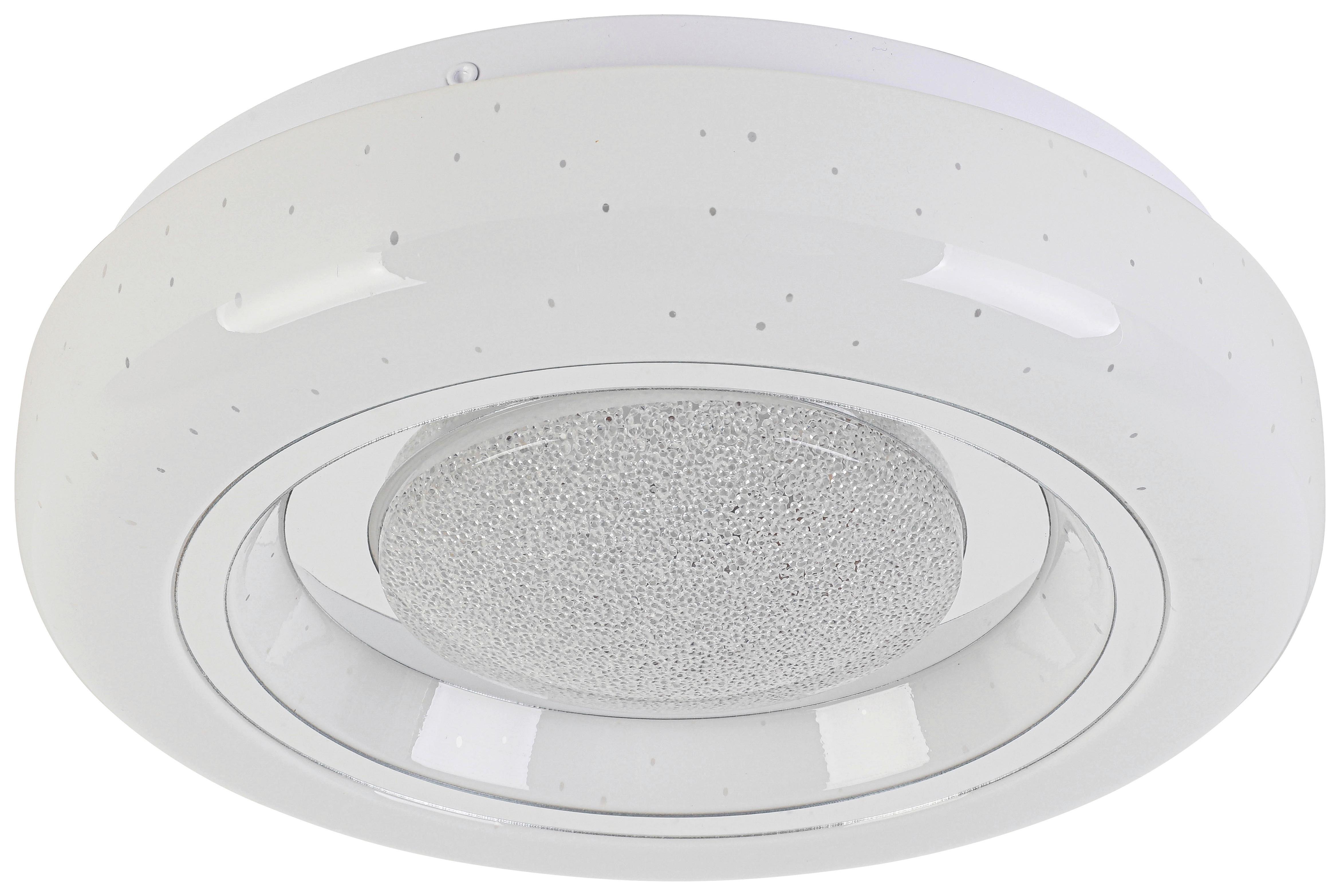 LED-TAKLAMPA ALI - vit/kromfärg, Modern, metall/plast (26/5,5cm) - Mömax