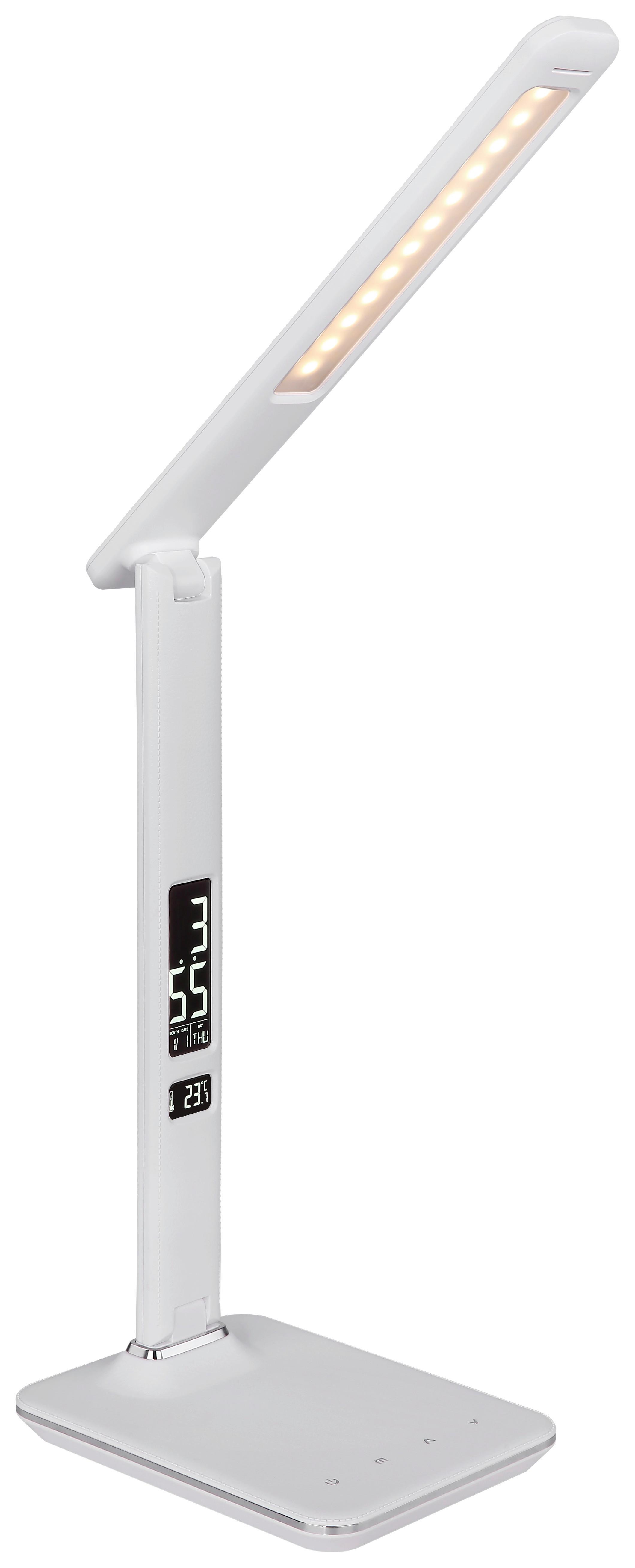 Led Svjetiljka Za Pisaći Stol 58378w Tanna - bijela/boje kroma, Basics, plastika (31/14/59.5cm) - Globo
