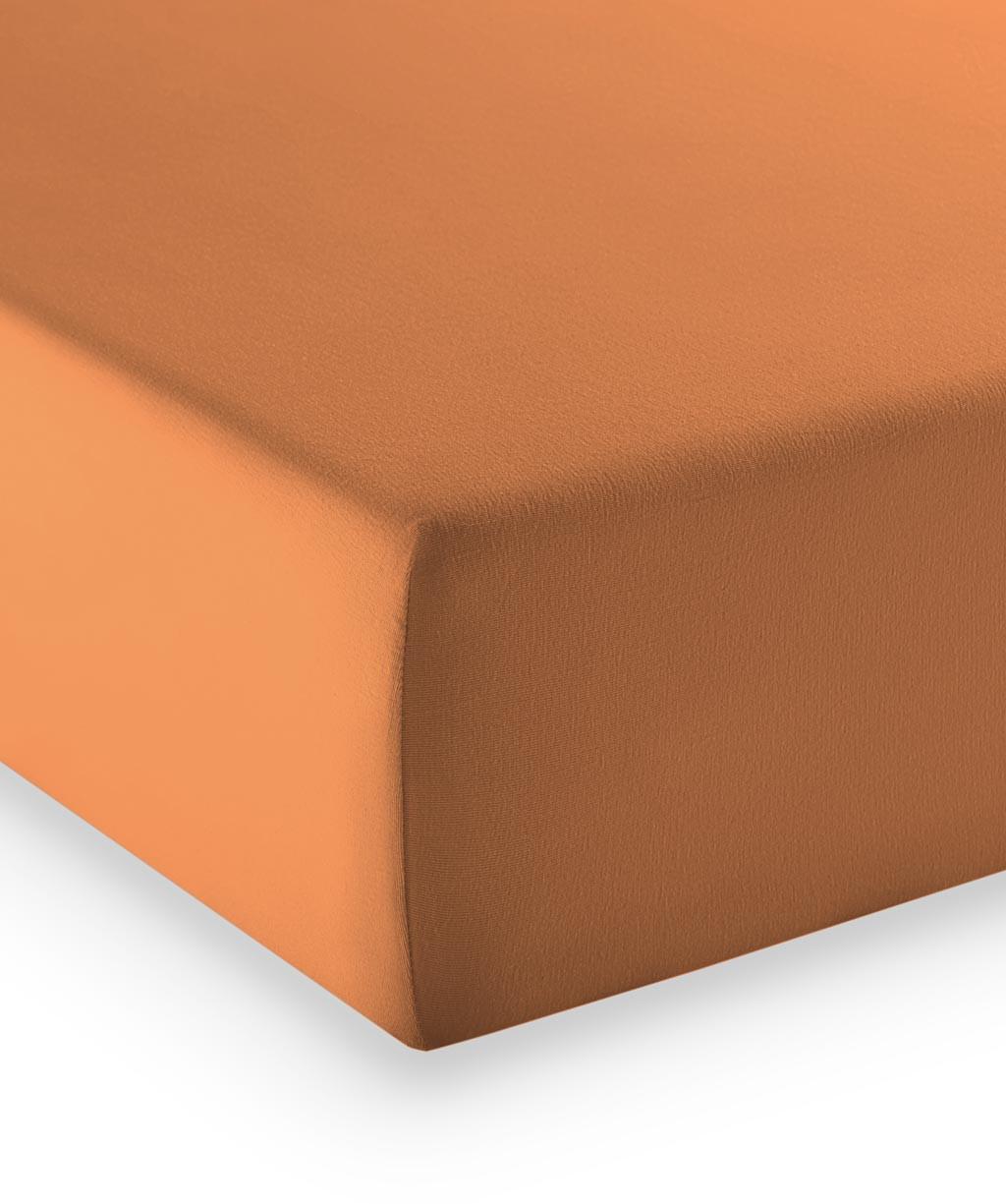 Fixleintuch Q 4000 39 - Cognac, Basics, Textil (180-200/200-210cm) - Fleuresse