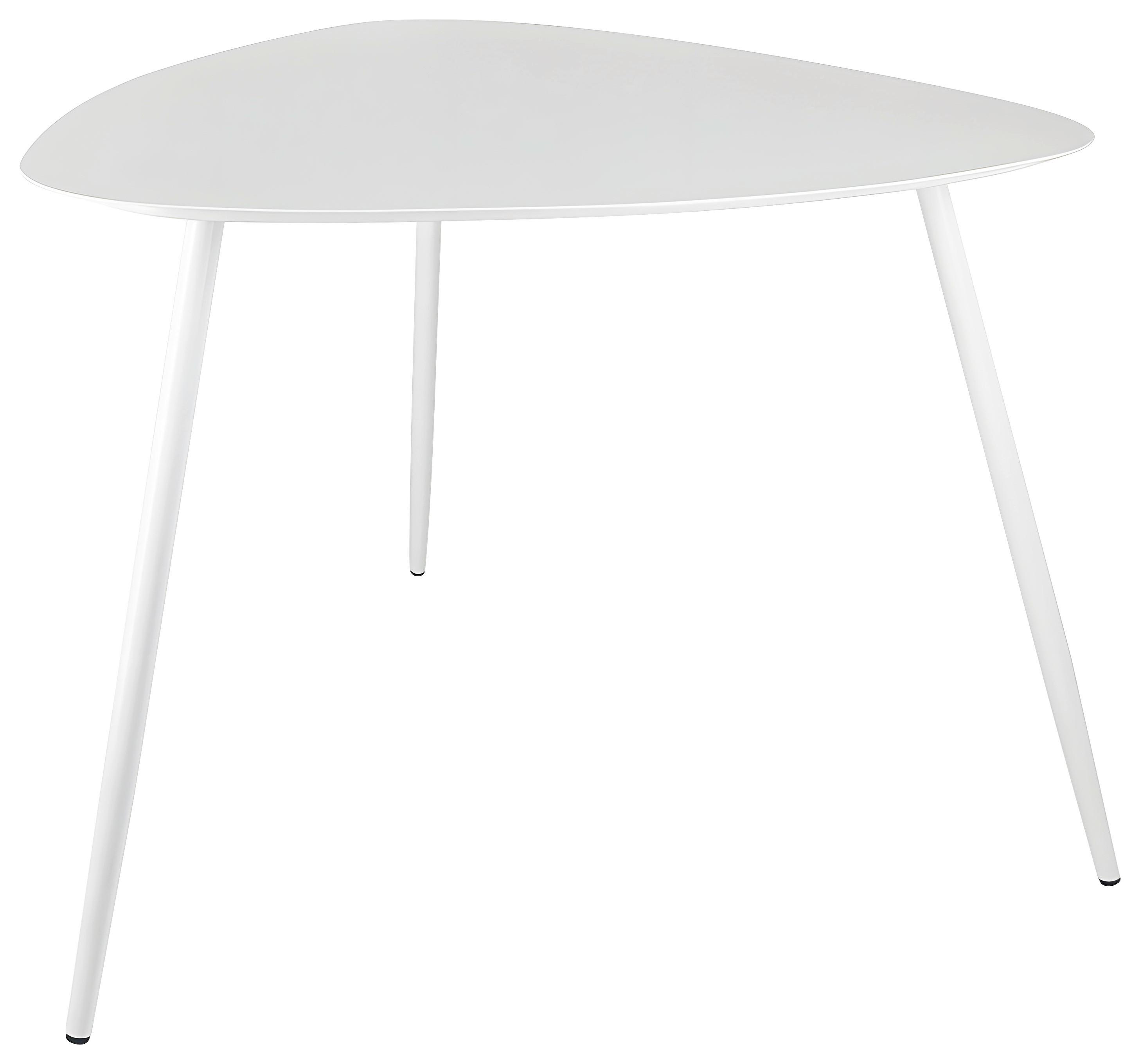 Couchtisch Fine Weiss - Weiss, Modern, Metall (56/57.5/45.5cm) - Mömax